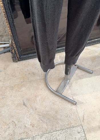 Oysho marka ince triko tulum antrasit renginde elastan - Görsel 8