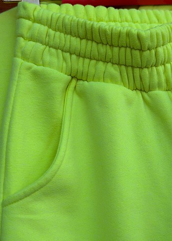 Kadın neon yeşil Beli lastik Detaylı Eşofman Takımı Fineapple - Görsel 8