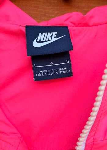 Pembe Siyah Fermuarlı Kadın Eşofman Takımı Nıke - Görsel 3