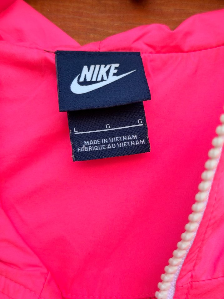 Pembe Siyah Fermuarlı Kadın Eşofman Takımı Nıke - Görsel 3