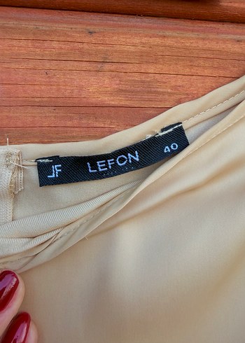 Bej Mini Saten etek - Görsel 2