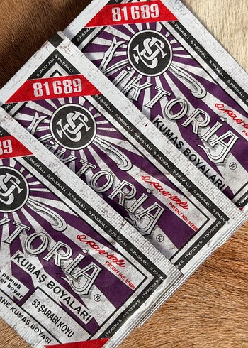 Vıktorıa Kumaş Boyaları Sarı ,vişne çürüğü,mor koyu ,menekşe - Görsel 13