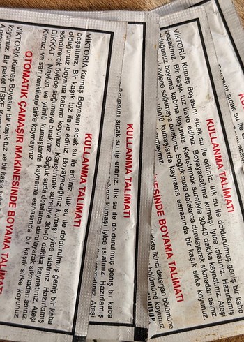 Vıktorıa Kumaş Boyaları Sarı ,vişne çürüğü,mor koyu ,menekşe - Görsel 16