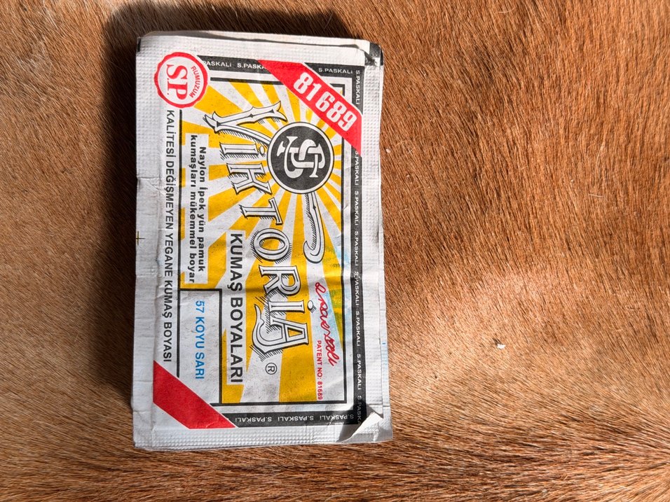 Vıktorıa Kumaş Boyaları Sarı ,vişne çürüğü,mor koyu ,menekşe - Görsel 5