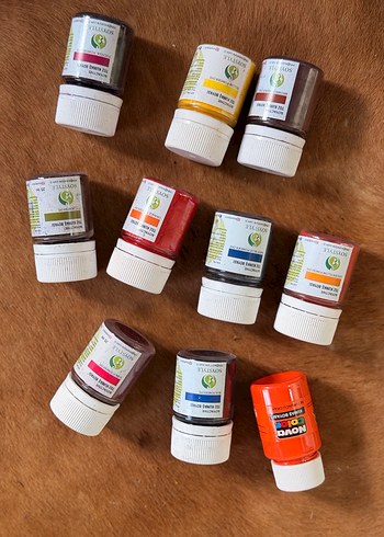 Soystyle opak kumaş boyaları 10 adet çeşitli renklerde