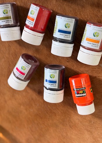 Soystyle opak kumaş boyaları 10 adet çeşitli renklerde - Görsel 3