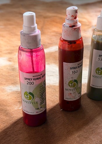 Soystyle sprey kumaş boyaları 4 adet - Görsel 3