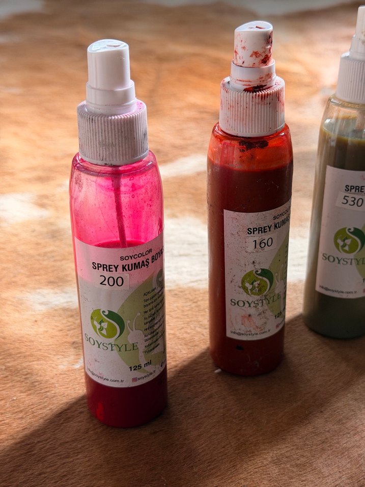 Soystyle sprey kumaş boyaları 4 adet - Görsel 3