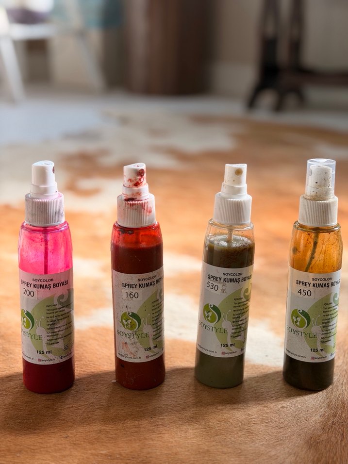 Soystyle sprey kumaş boyaları 4 adet - Görsel 2