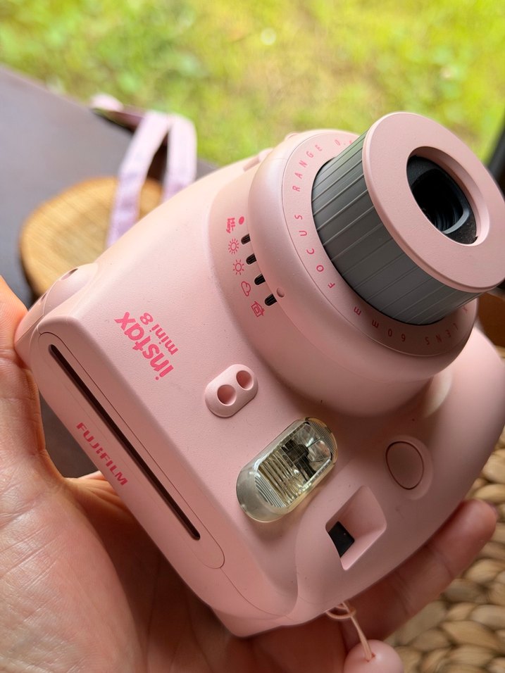 Pastel Pembe Instax Mini 8 Film Kamera - Görsel 3