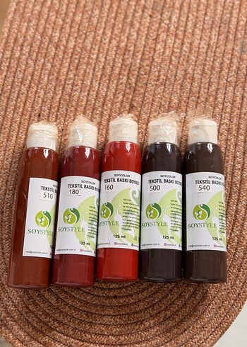 SOYSTYLE Tekstil Baskı Boyası 125 ml 11 adet - Görsel 2