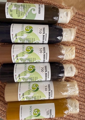 SOYSTYLE Tekstil Baskı Boyası 125 ml 11 adet - Görsel 15