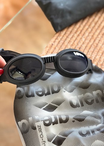 Siyah  Biker Yüzücü Gözlüğü ve bonesi - Görsel 2