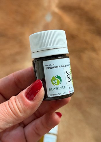 Soystyle 25 ml transparan kumaş boyaları - Görsel 2