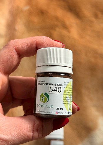 Soystyle 25 ml transparan kumaş boyaları - Görsel 5