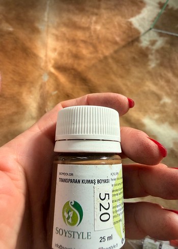 Soystyle 25 ml transparan kumaş boyaları - Görsel 7