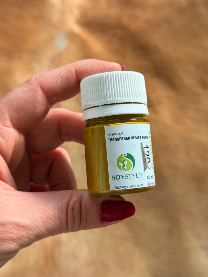 Soystyle 25 ml transparan kumaş boyaları - Görsel 3