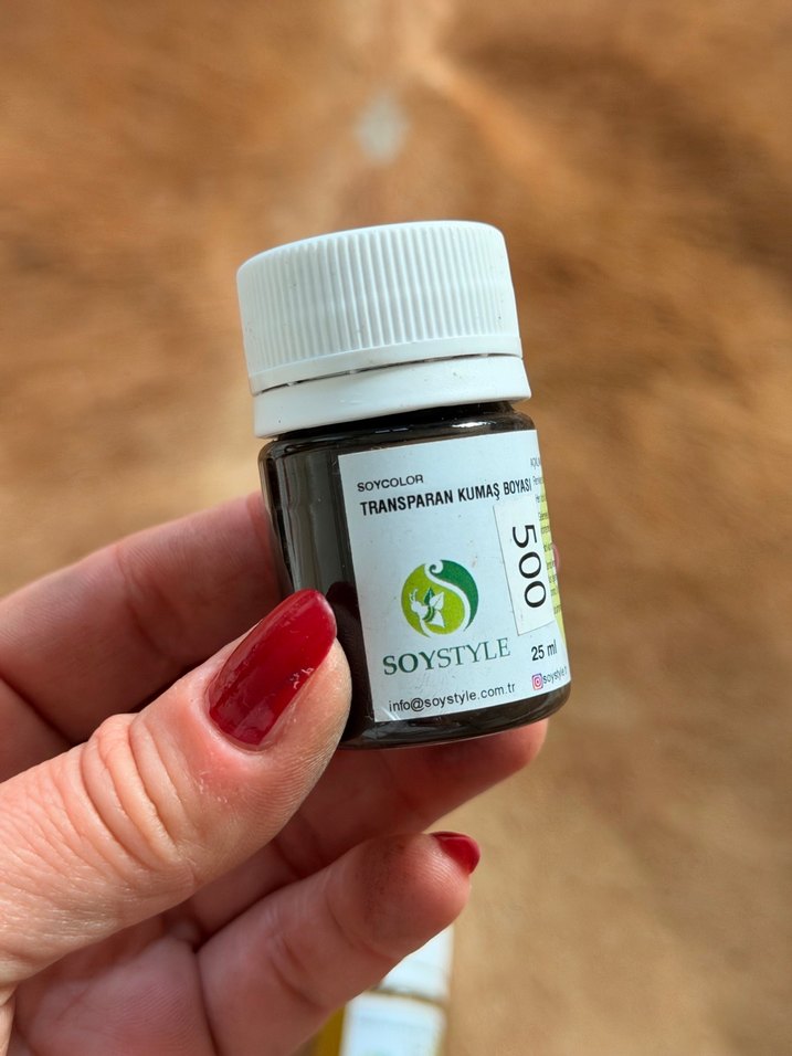 Soystyle 25 ml transparan kumaş boyaları - Görsel 2