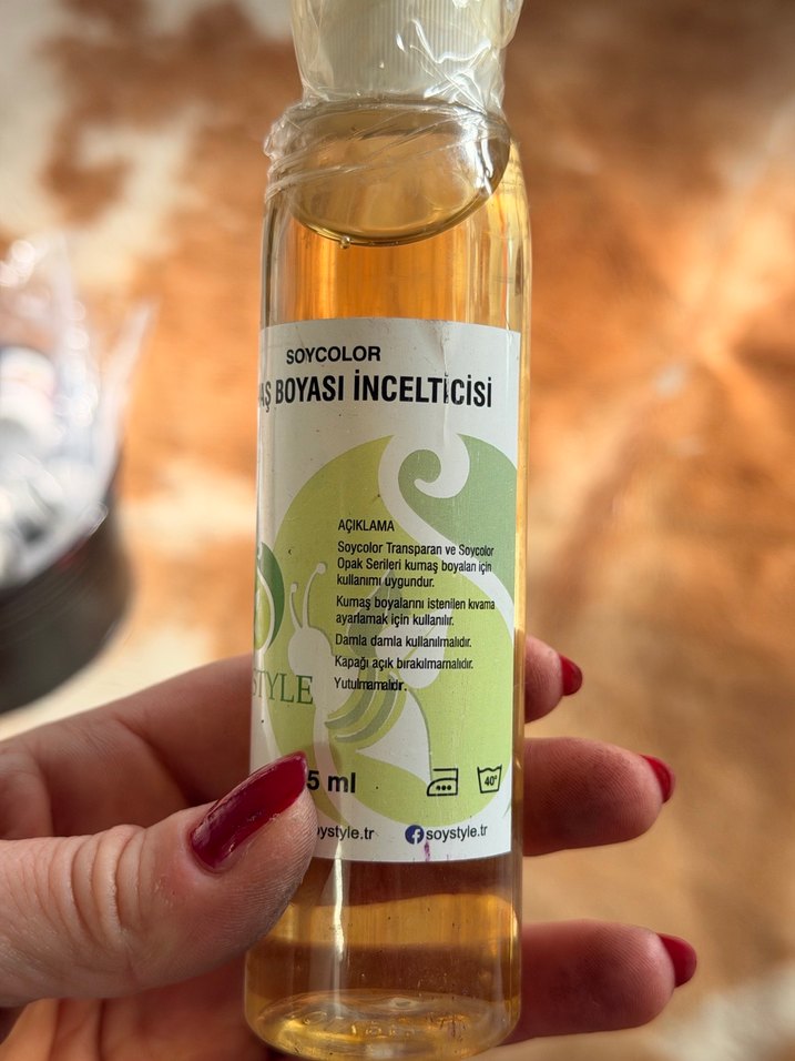 Soycolor Kumaş Boyası İncelten 125 ml - Görsel 4