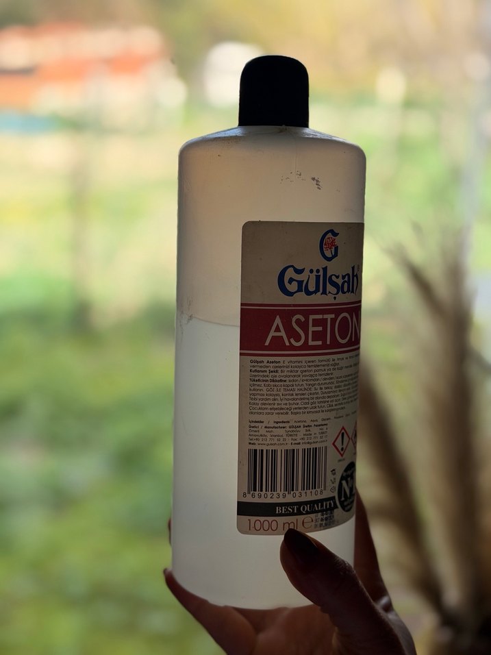 Gülsah Aseton 1000ml - Tırnak Oje Temizleyici - Görsel 3