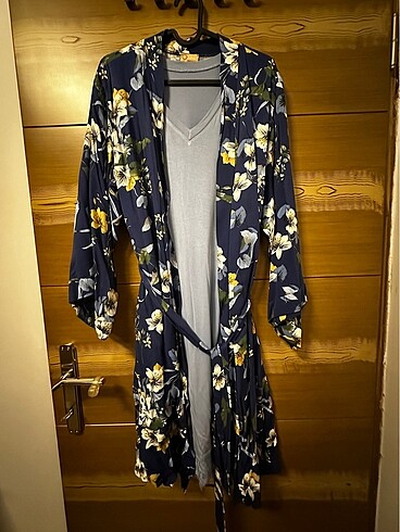 Kimonolu Sabahlık - Görsel 6