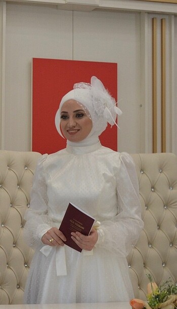 Beyaz abiye