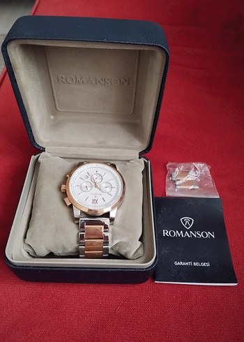 Romanson Rose Gold Sikligiyla Klasik Saat