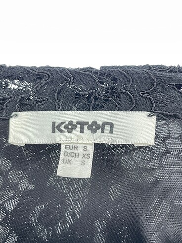 s Beden siyah Renk Koton Bluz %70 İndirimli.