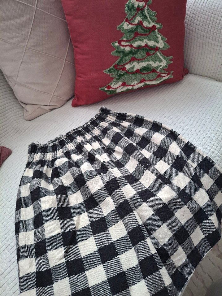 Ekoseli Pilili Midi Kadın Etek - Görsel 3