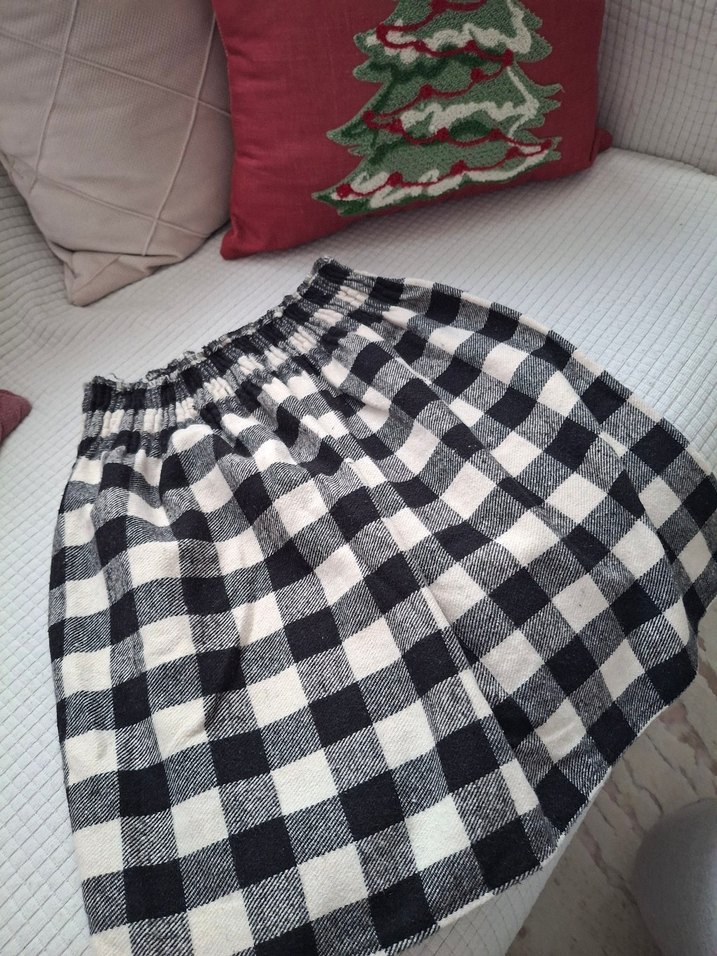 Ekoseli Pilili Midi Kadın Etek - Görsel 2