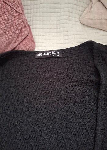 Siyah Örgü Triko  Kazak - Görsel 5