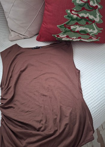 Kahverengi Düz Renk Yumuşak Kumaşlı Yastık Kılıfı - Görsel 5