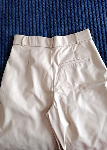 Zara bej deri orjinal zara palazzo pantolon