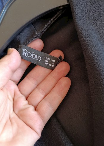36 Beden siyah Renk Kemerli Siyah Midi Kadın Elbise