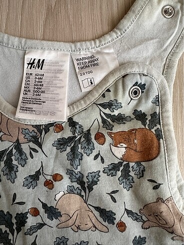 3 Ay Beden H&M uyku tulumu