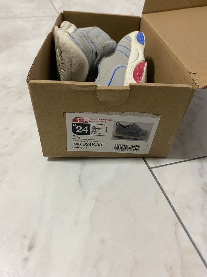 Vicco Erkek Çocuk Gri Beyaz Sneaker - Görsel 4