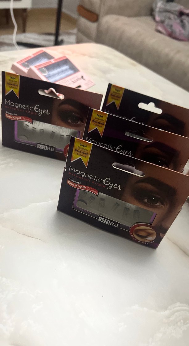 MaRa Manyetik Parçacıklı Takma Kirpik - Görsel 2