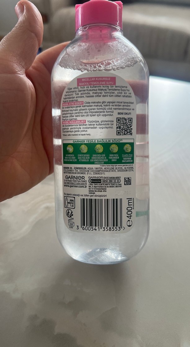 Garnier Micellar Kusursuz Makyaj Temizleme Suyu - Görsel 2