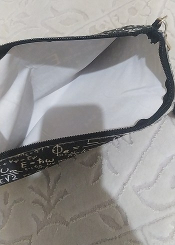 Accessorize Fermuarlı Siyah Baskılı Kadın Çapraz Çanta