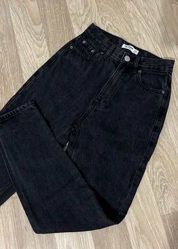 32 Beden Siyah Kadın Denim Pantolon