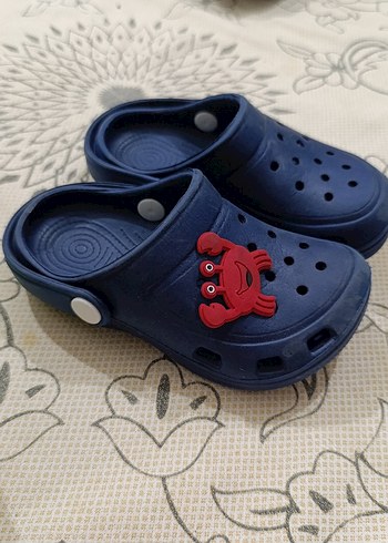 Crocs Erkek Çocuk Mavi Cırtlı Terlikler