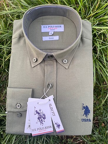 U.S Polo Assn. Haki Slim Fit Gömlek