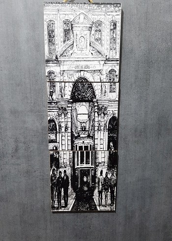  Beden Tablo 3 parçalı taksim 45x15cm