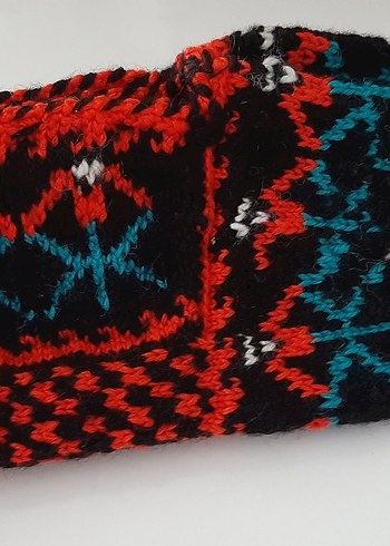 diğer Beden Örgü Sıcak Ev Terliği 22x8cm