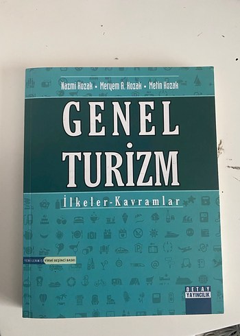 Genel Turizm İlkeler-Kavramlar Kitabı