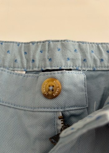 Gri Erkek Çocuk Salaş Kot Şort - Görsel 3