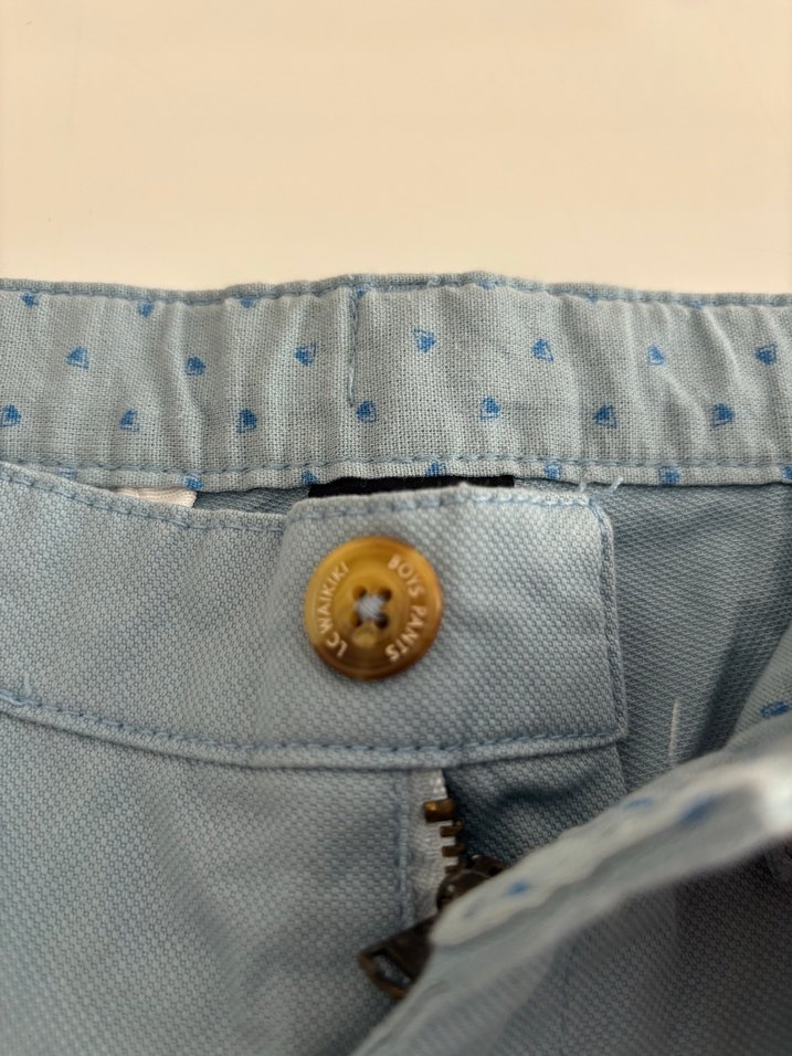 Gri Erkek Çocuk Salaş Kot Şort - Görsel 3