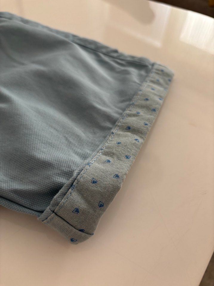 Gri Erkek Çocuk Salaş Kot Şort - Görsel 2