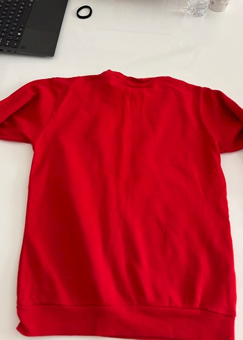 Erkek Çocuk Kırmızı Baskılı Sweatshirt - Görsel 3