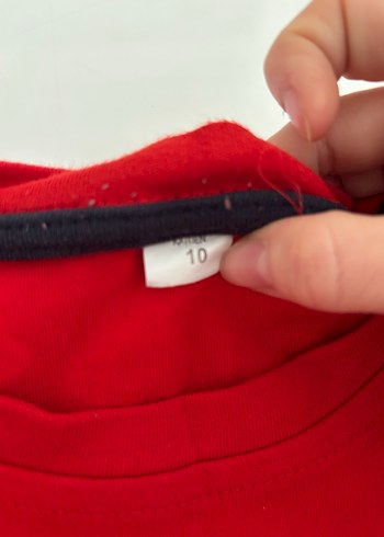 Erkek Çocuk Kırmızı Baskılı Sweatshirt - Görsel 2